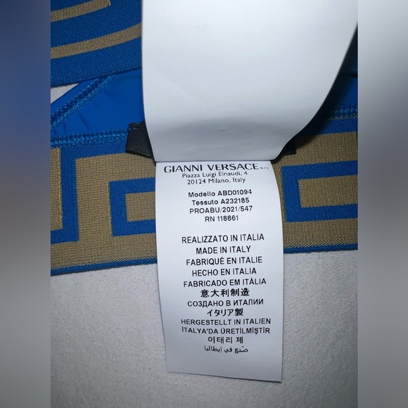 Versace Greca Border Bikini Top & Bottom - Picture 6 of 10